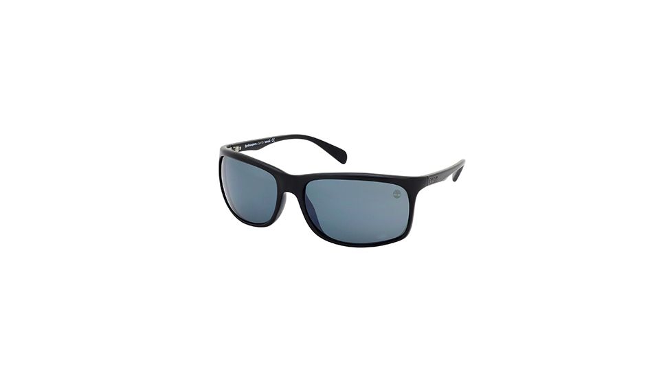 Timberland TB9002 Sunglasses - Shiny Black / Smoke Frame Color
