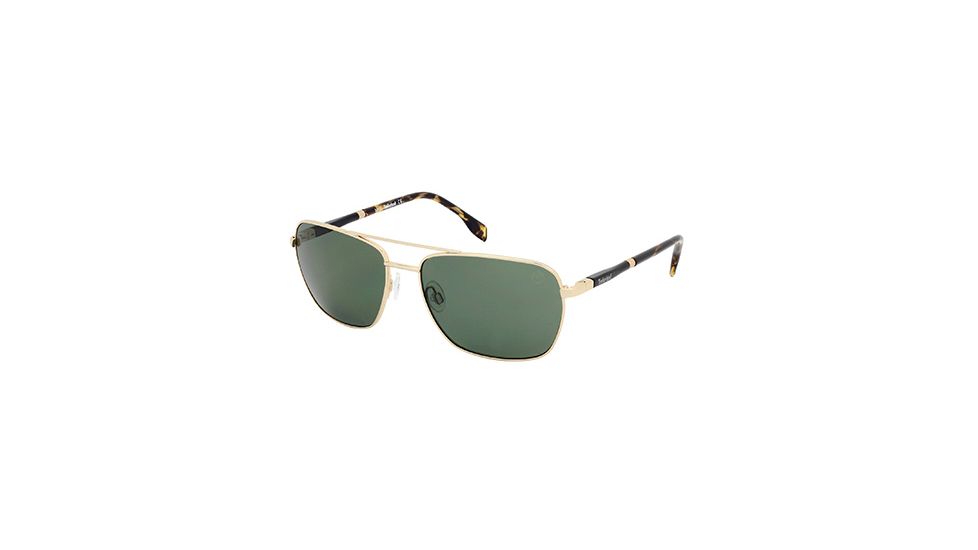 Timberland TB9040 Sunglasses - Gold Frame Color, Green Polarized Lens Color