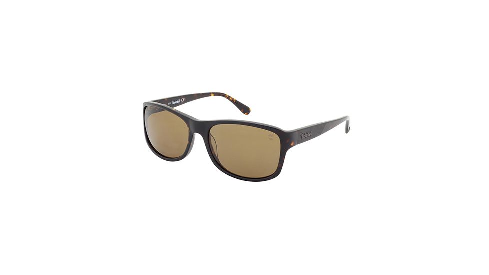 Timberland TB9062 Sunglasses - Dark Havana Frame Color, Brown Polarized Lens Color
