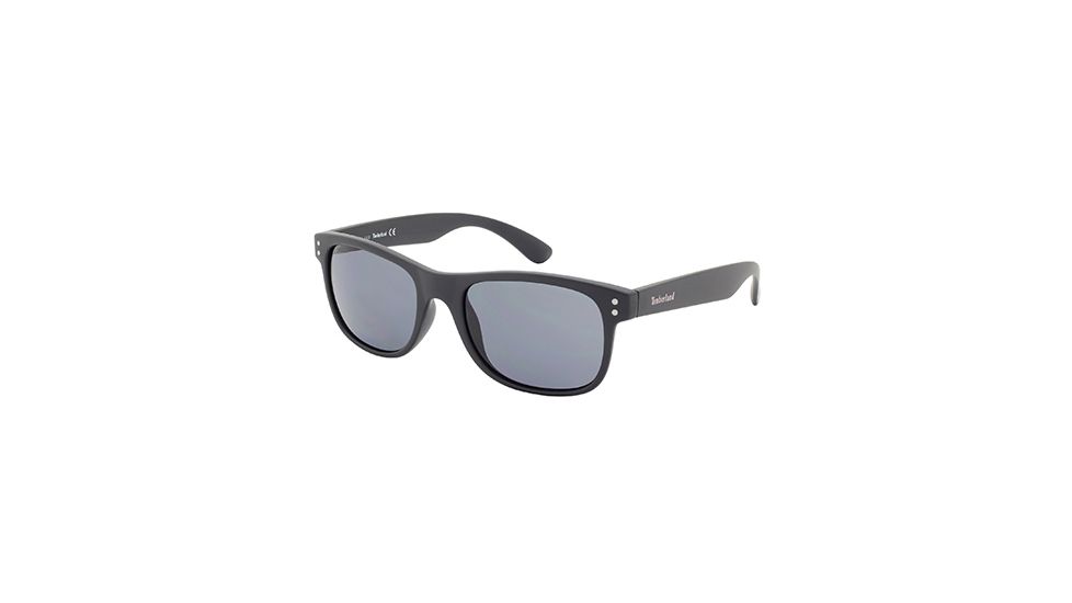 Timberland TB9063 Sunglasses - Matte Black Frame Color, Smoke Lens Color