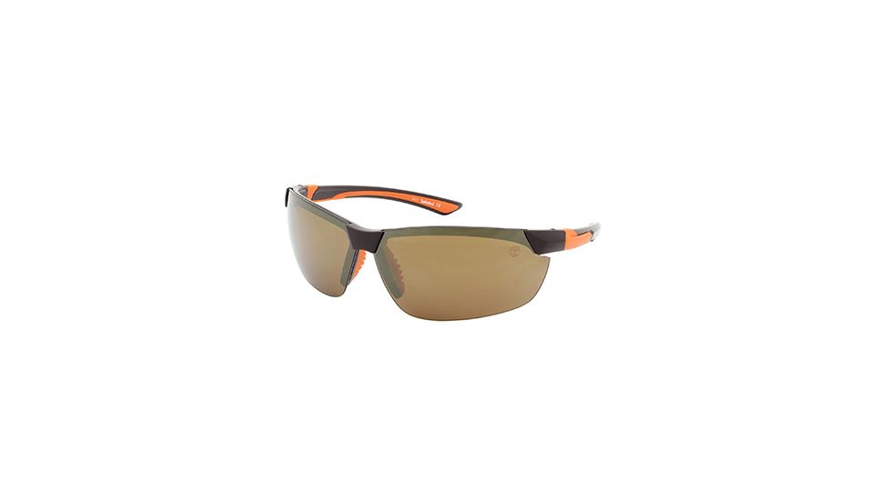 Timberland TB9069 Sunglasses - Shiny Dark Brown Frame Color, Brown Lens Color