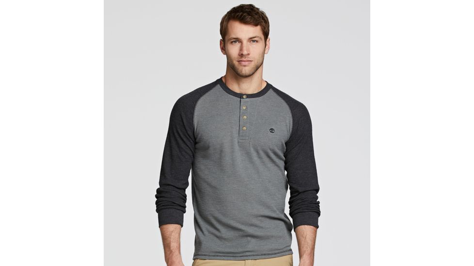 Timberland TFO Dyer River LS Henley, Black TB08205J001-S