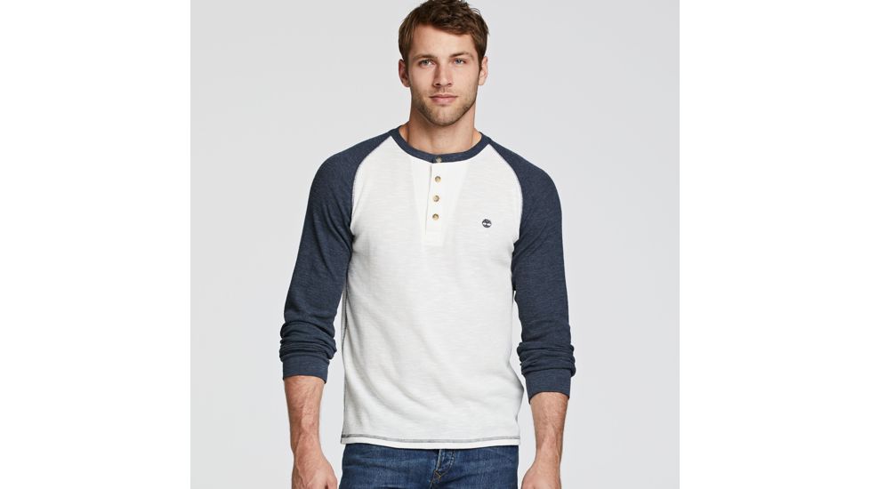 Timberland TFO Dyer River LS Henley, Picket Fence TB08205J130-S