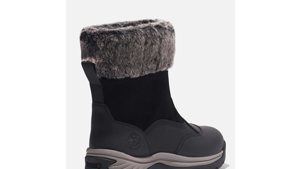 Timberland White Ledge Mid Pull On Boot - Womens, Jet Black, 5, Medium, TB1A2KQY01505000M
