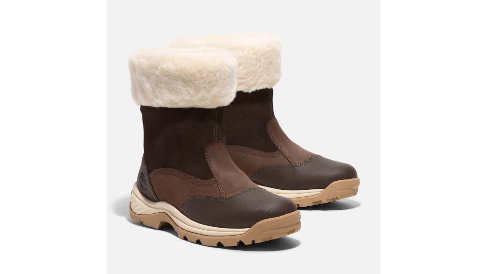 Timberland White Ledge Mid Pull On Waterproof Snow Boot - Womens, Dark Brown Full Grain, 8, Medium, TB0A2KVWW0108000M