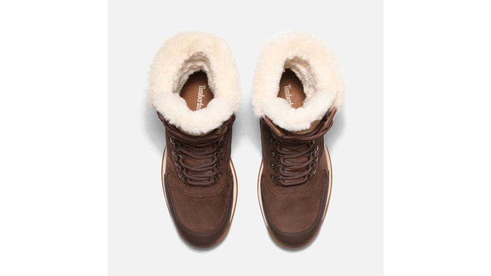 Timberland White Ledge Tall Lace-Up Waterproof Snow Boot - Womens, Dark Brown Full Grain, 8.5, Medium, TB0A2KSGW0108500M