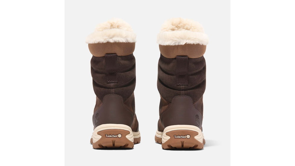 Timberland White Ledge Tall Lace-Up Waterproof Snow Boot - Womens, Dark Brown Full Grain, 8.5, Medium, TB0A2KSGW0108500M