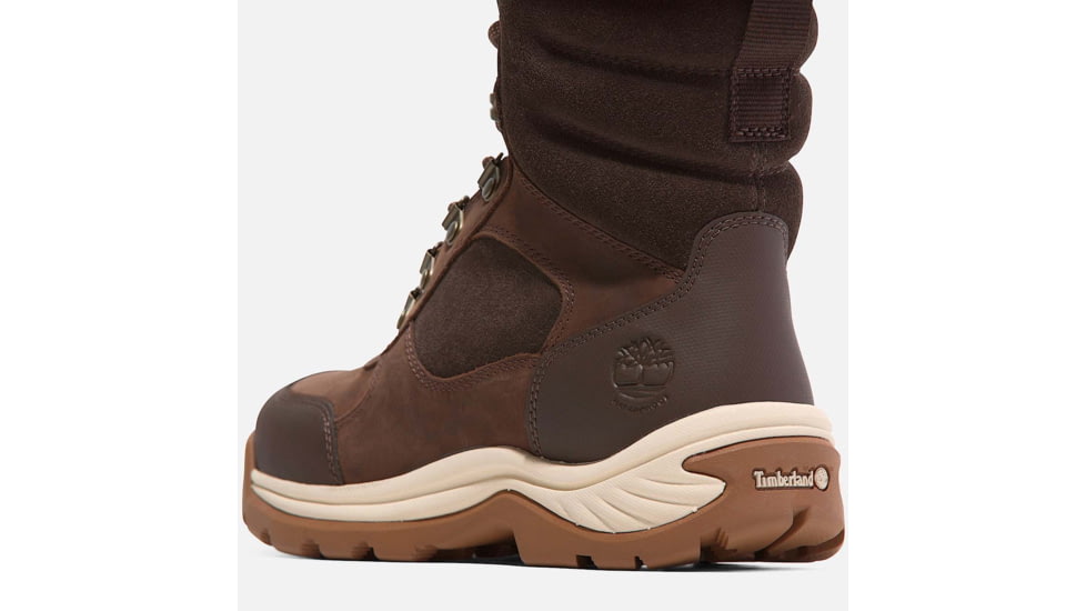 Timberland White Ledge Tall Lace-Up Waterproof Snow Boot - Womens, Dark Brown Full Grain, 8.5, Medium, TB0A2KSGW0108500M