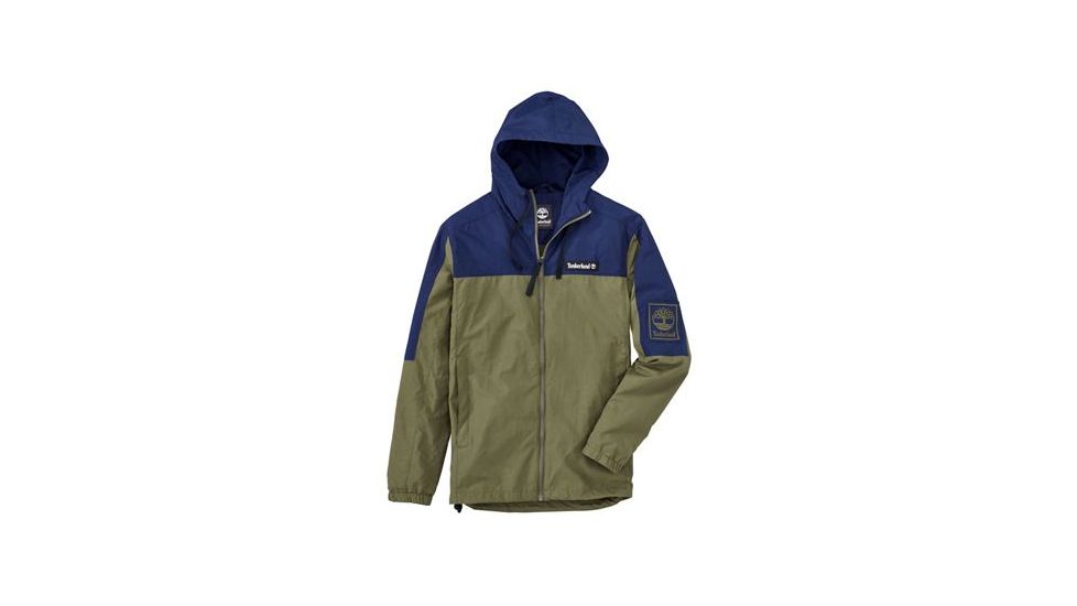 Timberland Windbreaker Jacket - Mens, Grape Leaf / Black Iris, Medium, TB0A1N8DP43-GRP LF/BLKR-M