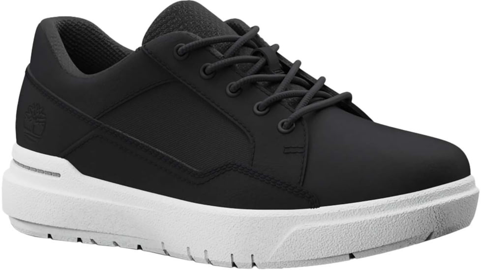 Timberland Youth Allston Low Lace Up Shoes - Mens, Black Nubuck, 1.5, Medium, TB0A2G8HW0501500M