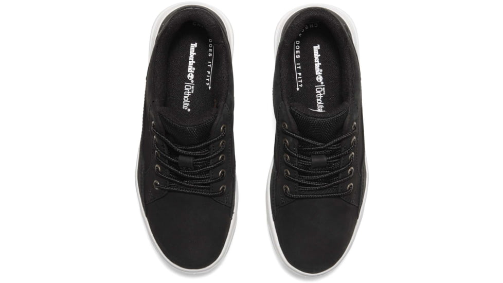 Timberland Youth Allston Low Lace Up Shoes - Mens, Black Nubuck, 1.5, Medium, TB0A2G8HW0501500M