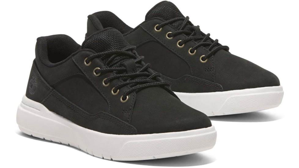 Timberland Youth Allston Low Lace Up Shoes - Mens, Black Nubuck, 1.5, Medium, TB0A2G8HW0501500M