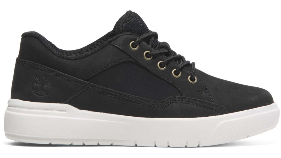 Timberland Youth Allston Low Lace Up Shoes - Mens, Black Nubuck, 1.5, Medium, TB0A2G8HW0501500M