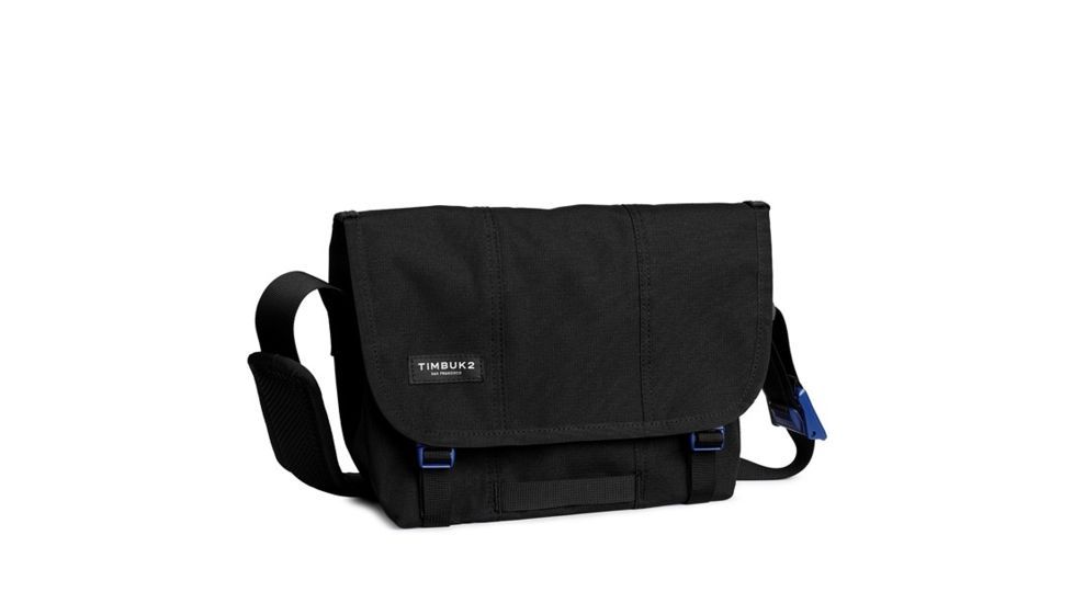Timbuk2 Flight Classic Messenger, Jet Black/Blue Wish, XS 1080-1-8836