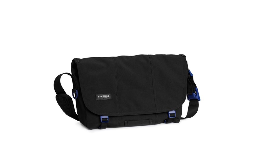 Timbuk2 Flight Classic Messenger, Jet Black/Blue Wish, S 1080-2-8836