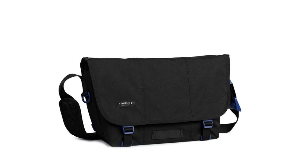 Timbuk2 Flight Classic Messenger, Jet Black/Blue Wish, M 1080-4-8836