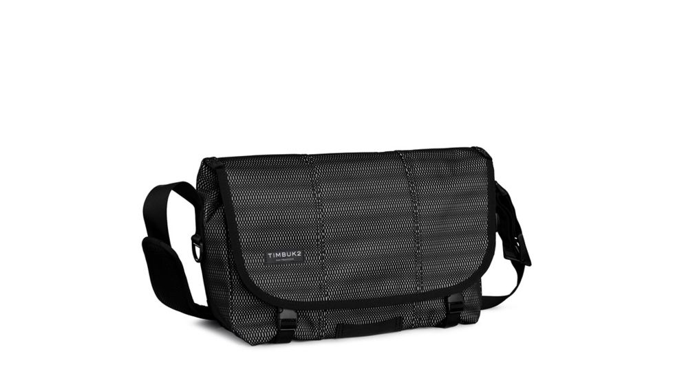 Timbuk2 Maze Classic Messenger, Jet Black Woven Reflective, S 1101-2-2158