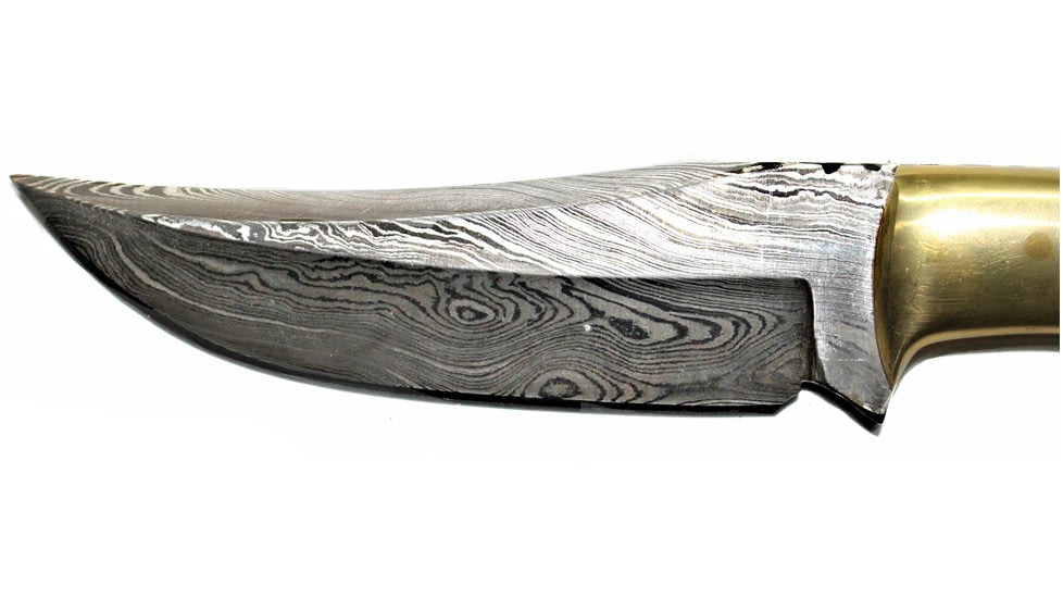Titan Damascus Fixed Blade Knife 7.3in TD-100, TDK-100