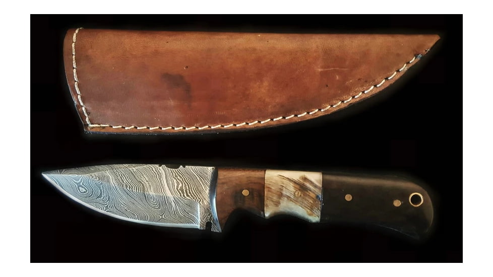 Titan Damascus Fixed Blade Knife 7in TD-099, TDK-99