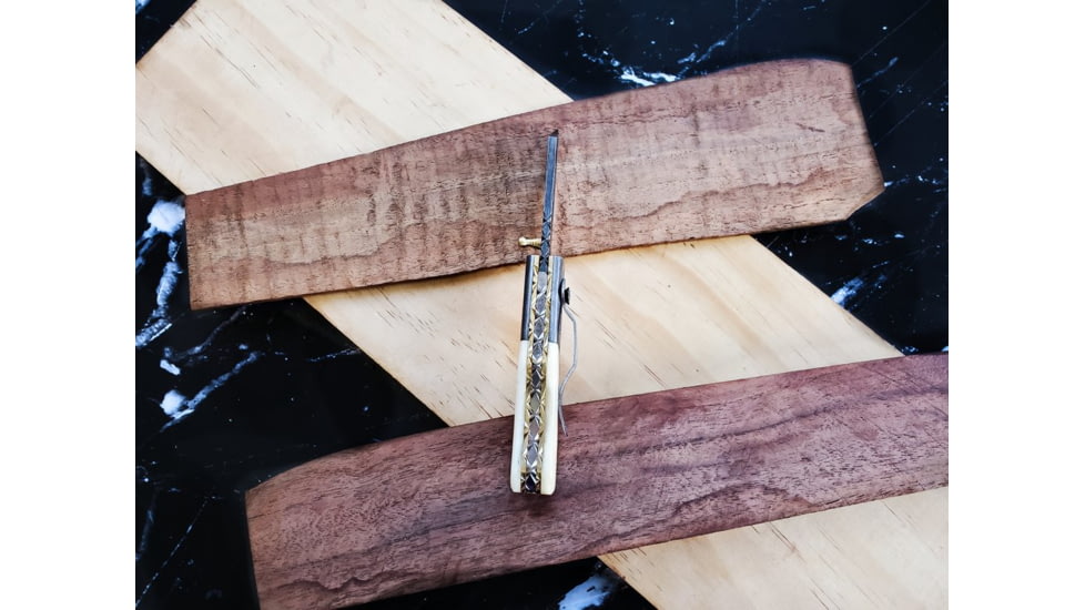 Titan Damascus Folding Knife 4.5in TF-007, TFK-7