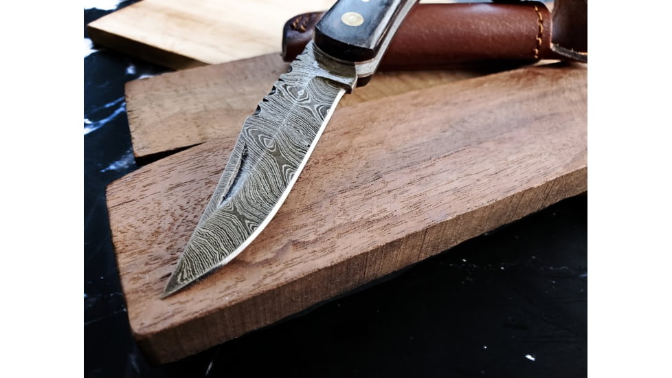 Titan Damascus Folding Knife 6in TF-009, TFK-9