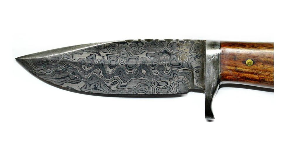 Titan Damascus Knife/Titan/Camp/Hunting Knife/ Rose Wood Handle TD-174, 8.2in, TDK-174
