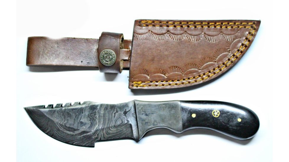 Titan Damascus Series Fixed Blade Knife 8in TD-085, TDK-85