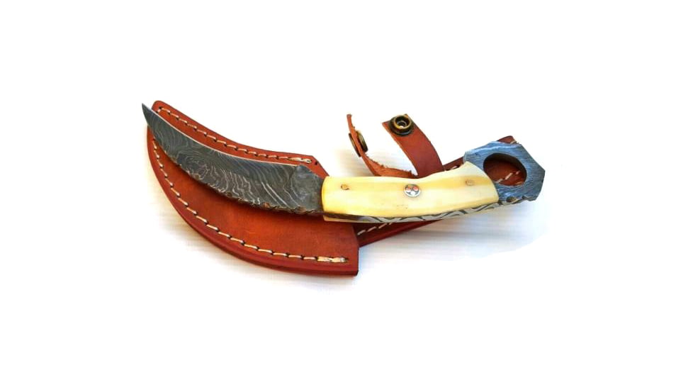 Titan Damascus Series Karambit Knife 8.2in TD-083, TDK-83