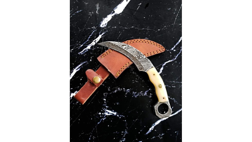 Titan Damascus Series Karambit Knife 8.2in TD-083, TDK-83