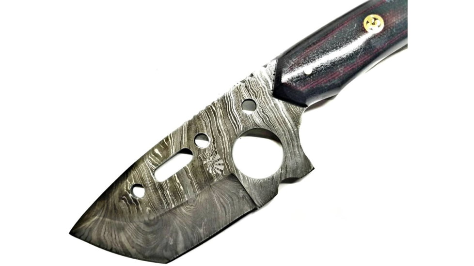 Titan Damascus Steel Clever Style Tanto Blade by Titan TD-175, 4.5in, TDK-175