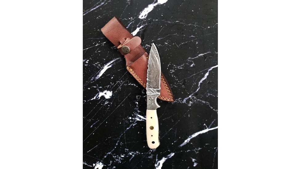 Titan Damascus Steel Fixed 8in Knife TD-003, TDK-3