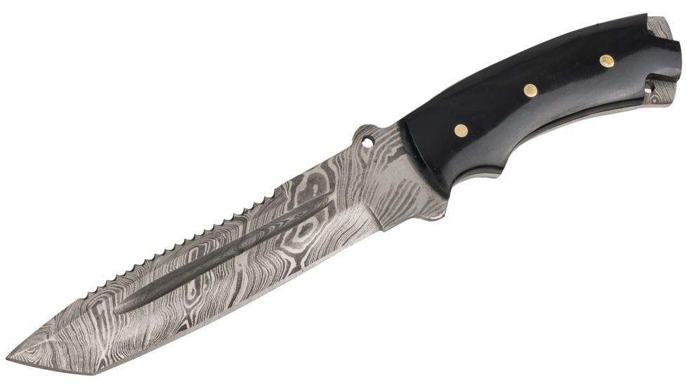 Titan Damascus Steel Fixed Knife 11in TD-039, TDK-39