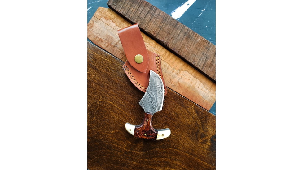 Titan Damascus Steel Fixed Knife 4.2in TD-091, TDK-91