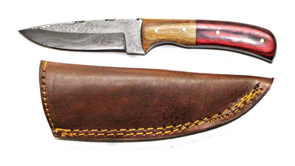 Titan Damascus Steel Fixed Knife 6in TD-089, TDK-89