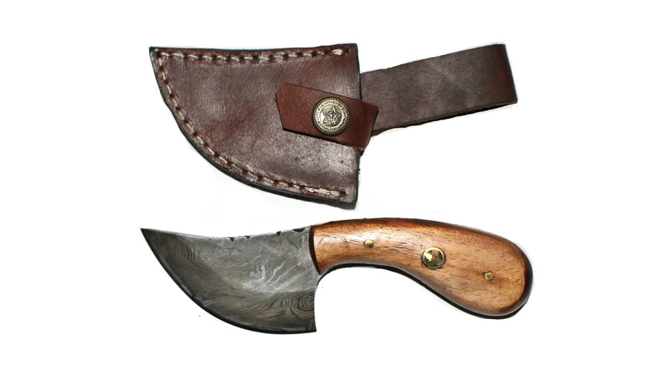 Titan Damascus Steel Fixed Knife 6in TD-090, TDK-90