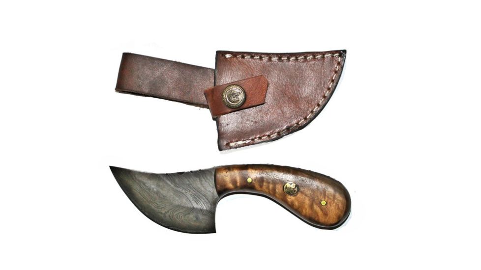 Titan Damascus Steel Fixed Knife 6in TD-090, TDK-90