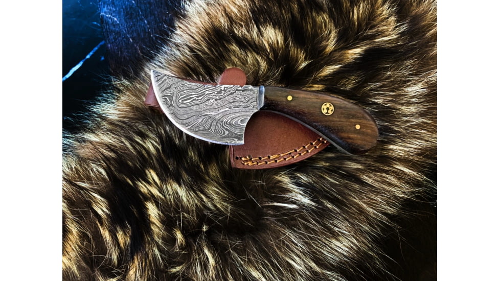 Titan Damascus Steel Fixed Knife 6in TD-090, TDK-90