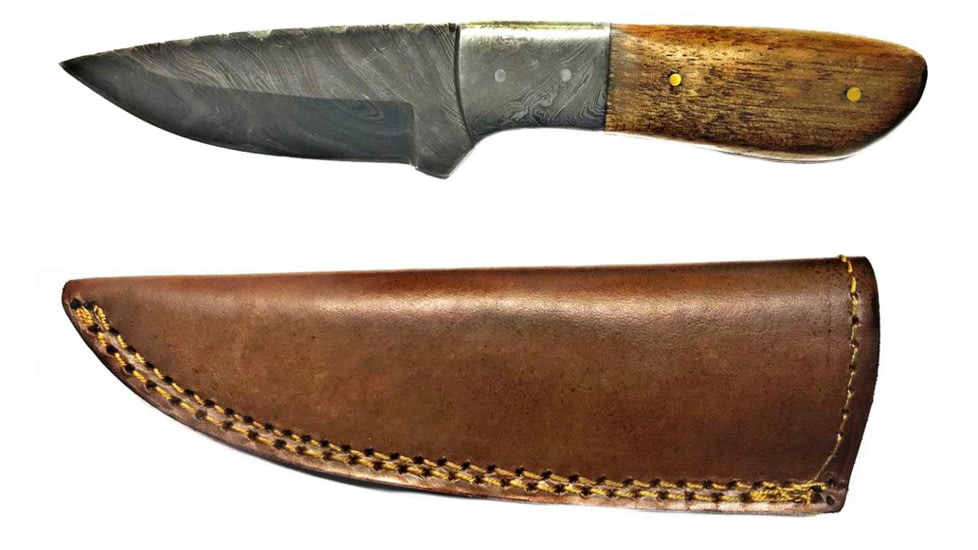 Titan Damascus Steel Fixed Knife 7in TD-094, TDK-94