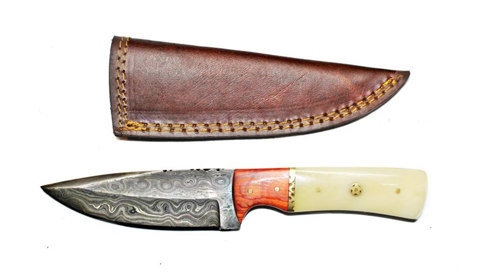 Titan Damascus Steel Fixed Knife 8.2in TD-093, TDK-93