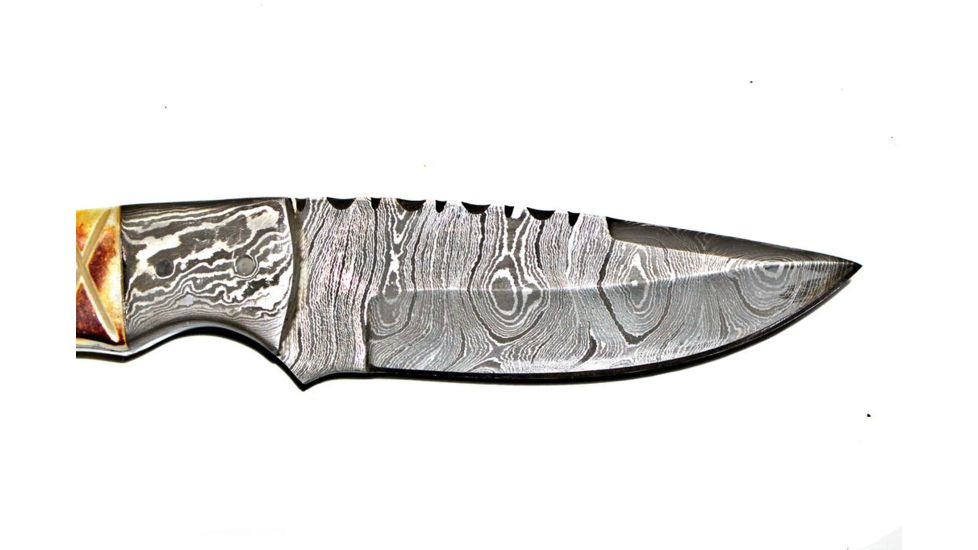 Titan Damascus Steel Fixed Knife 8.6in TD-092, TDK-92