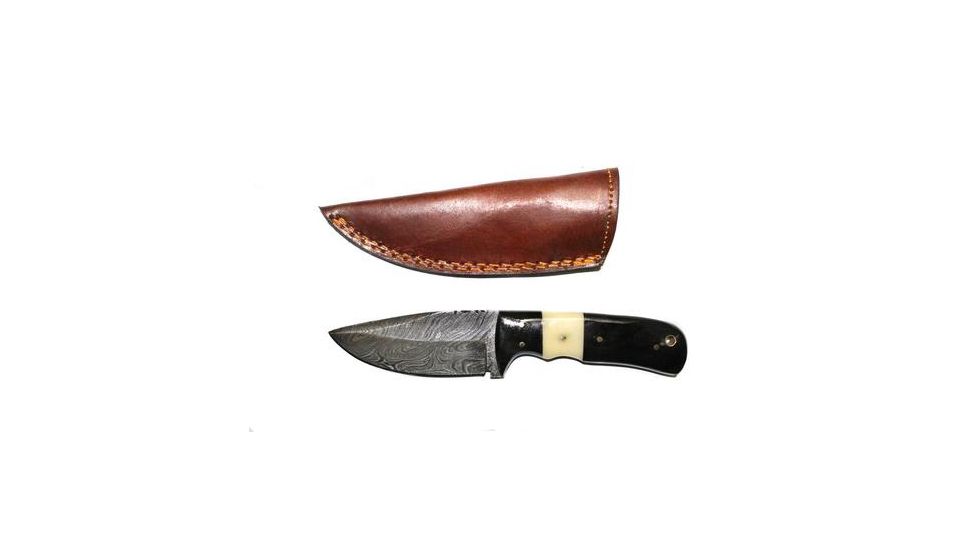 Titan Damascus Steel Fixed Knife 8in TD-048, TDK-48