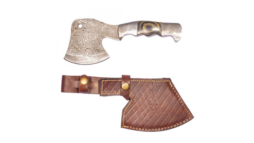 Titan Damascus Steel Hunting 3.8in Knife TD-013 TD-013