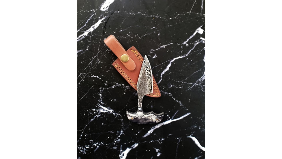 Titan Damascus Steel Hunting 5in Knife TD-008, TDK-8