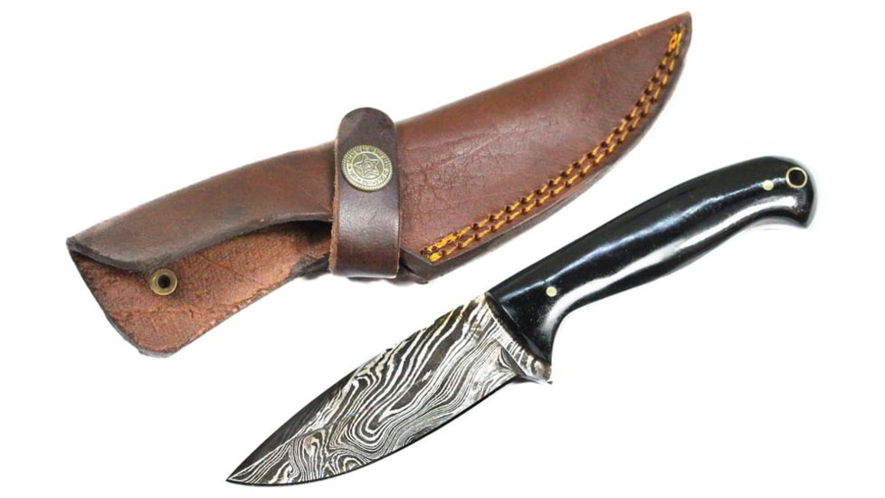 USED Titan Damascus Steel Hunting 7.6in KnifeTD-004, TDK-4, EDEMO1