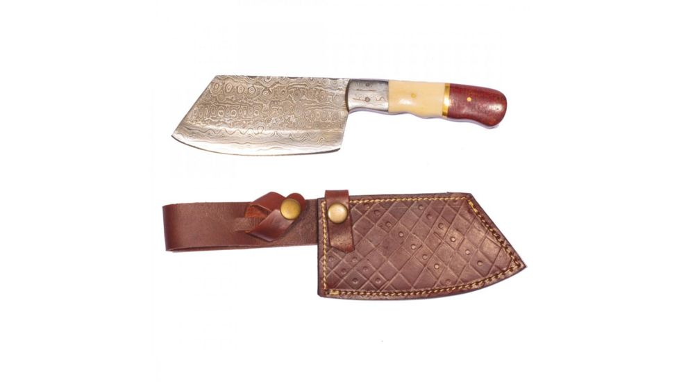 Titan Damascus Steel Hunting 9in KnifeTD-015 TD-015