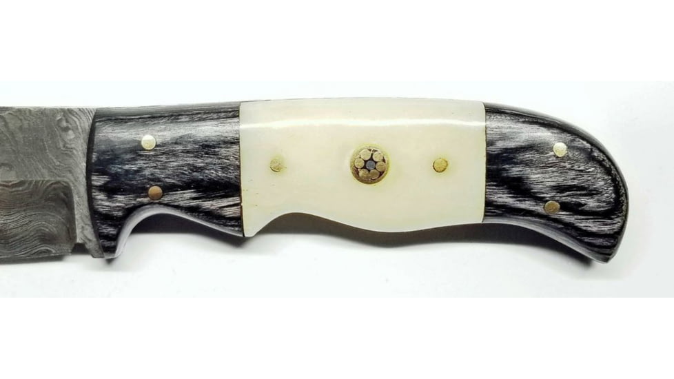 Titan Damascus Steel Hunting Knife by Titan TD-170, 8.1in, TDK-170