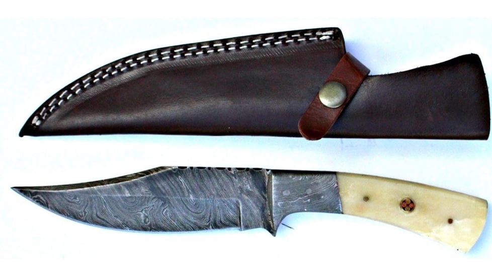 Titan Hand Forged Damascus Camping 10.5in KnifeTD-047, TDK-47