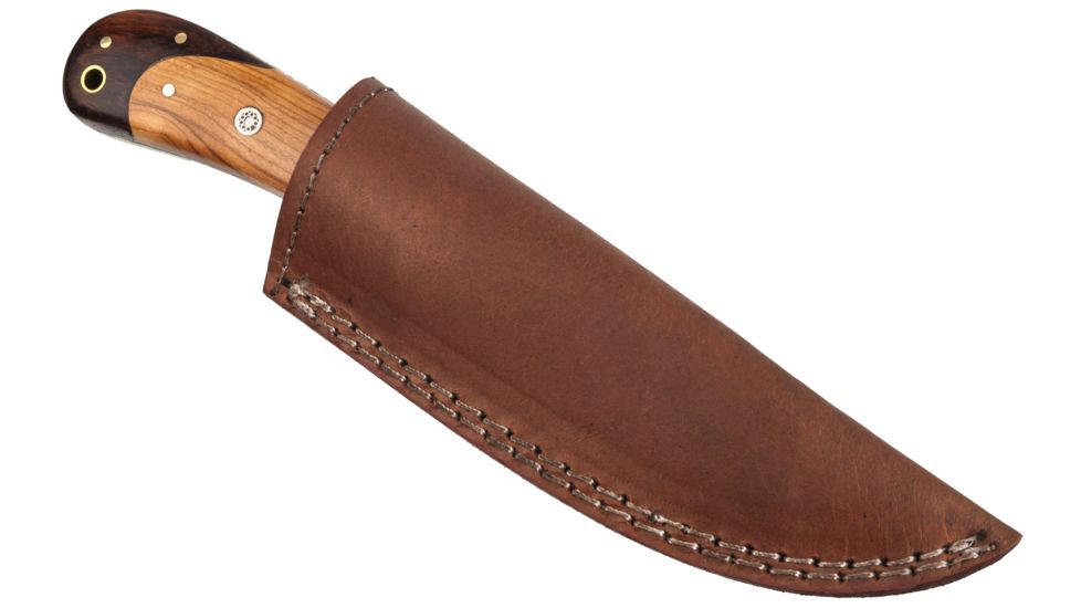 Titan Hand Forged Damascus Camping 8.3in Knife TD-194, TDK-194