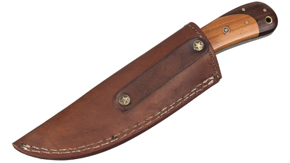 Titan Hand Forged Damascus Camping 8.3in Knife TD-194, TDK-194