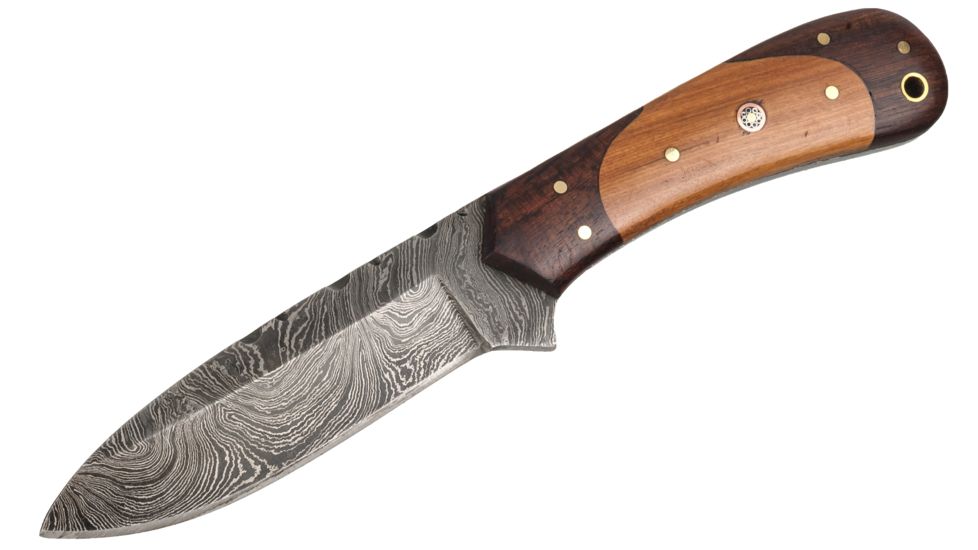 Titan Hand Forged Damascus Camping 8.3in Knife TD-194, TDK-194